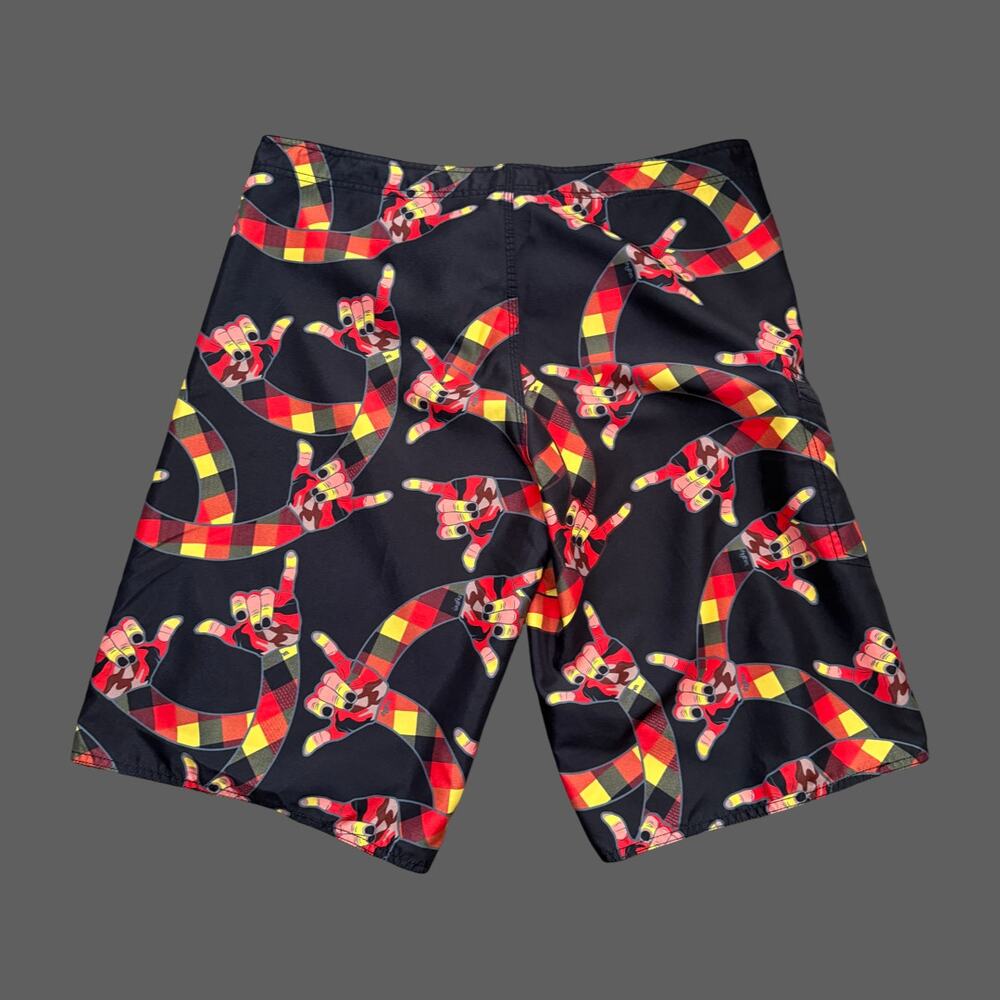 Rhythm 23" Shaka Long Boardshorts Size 36 GUC - Picture 8 of 8